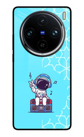 Cute Astronaut Chilling Vivo X100 Pro Back Cover